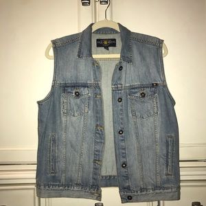 Lucky Brand Denim Vest - Large